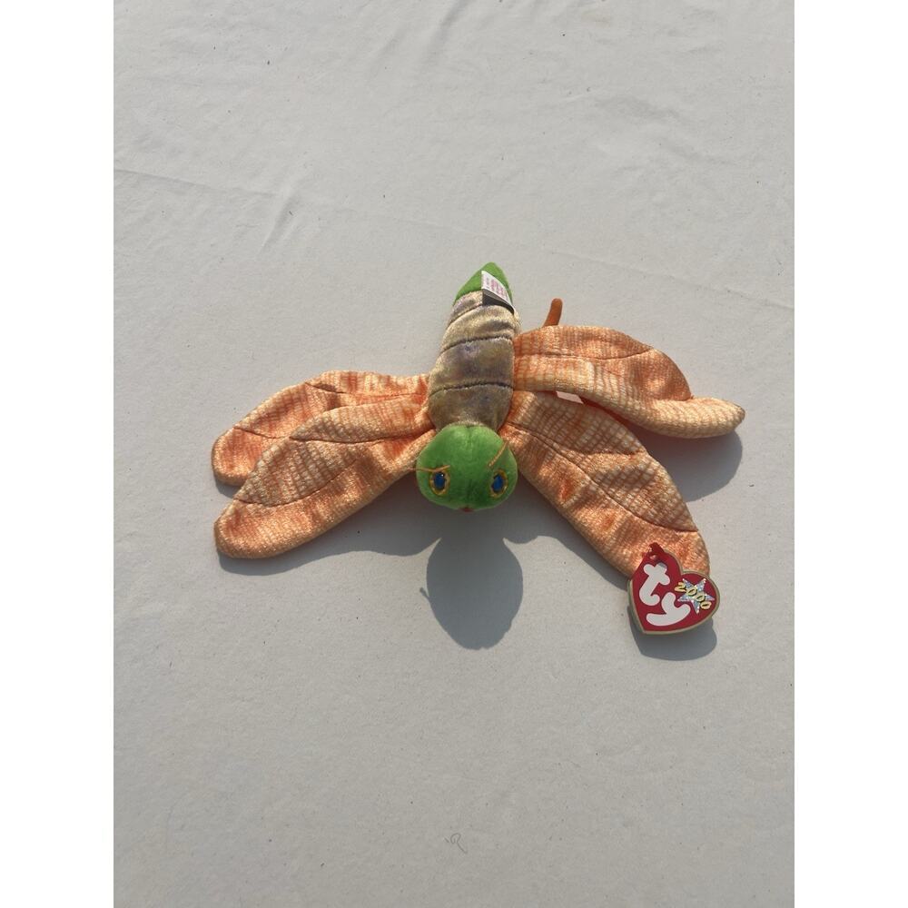 Glow - Lightning Bug - Ty Beanie Baby 2000 RETIRED Stuffed Bean Plush With Tags